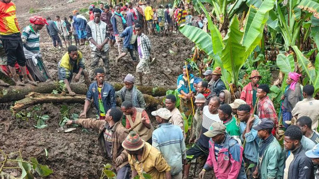 Ethiopia Declares Mourning After Deadly Landslides Triggered by Heavy Flooding