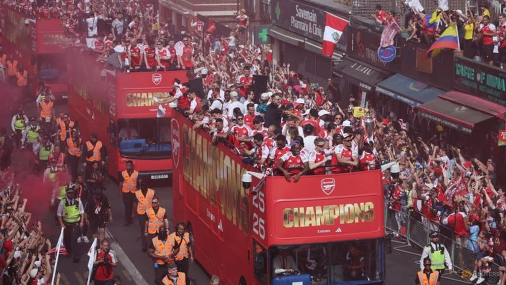 Arsenal Celebrated with Victory Parade After Premier League Title Win