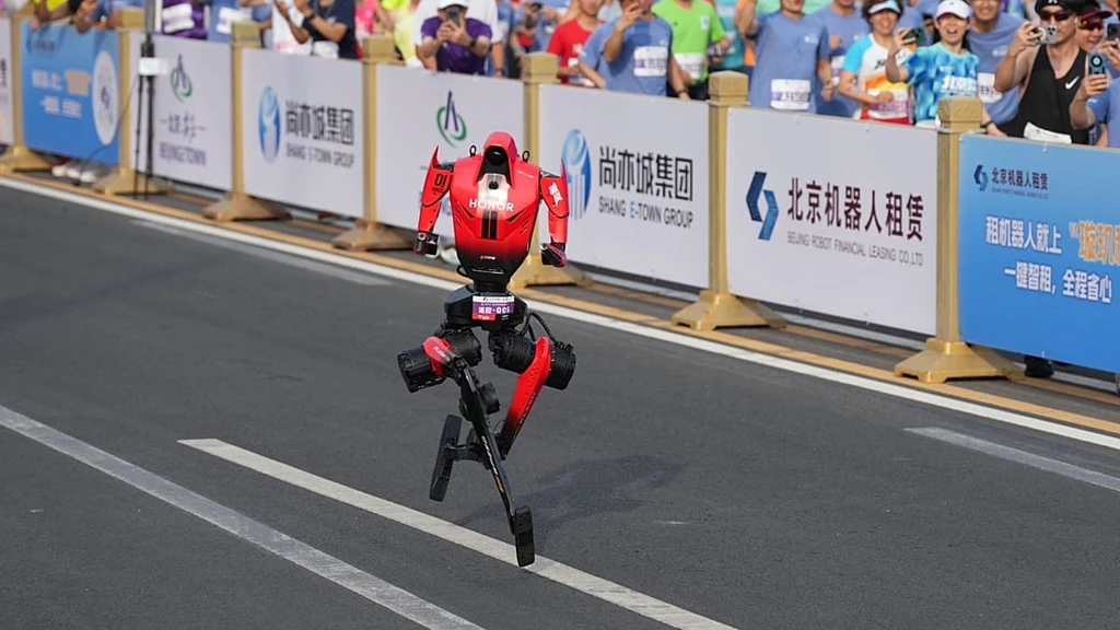 Humanoid Robot Smashes Half-Marathon World Record in Beijing