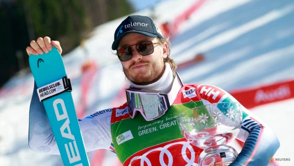 Atle Lie McGrath Wins World Cup Slalom Crystal Globe in Lillehammer