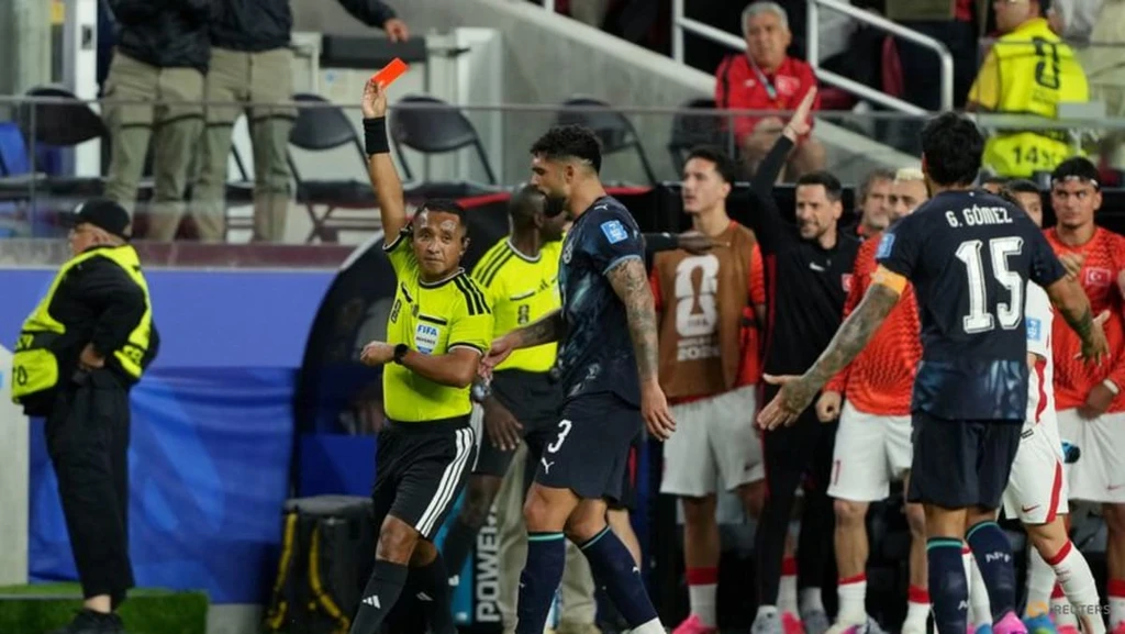 Almiron Becomes First World Cup Red Card Under New Mouth-Covering Ban