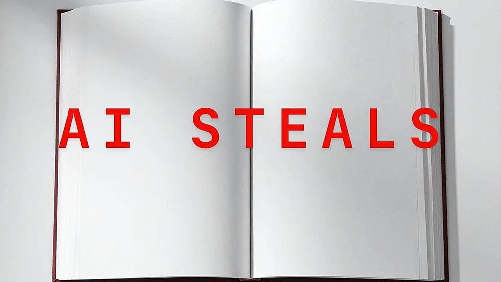 Authors Protest AI Copyright Theft with 'Empty Book' at London Fair