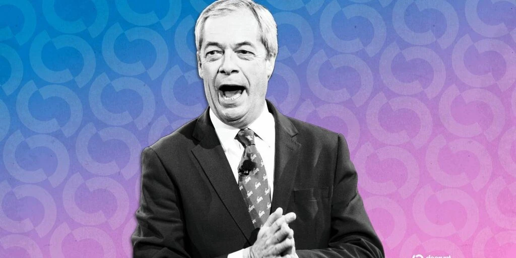 BitMEX Co-Founder Donates $5.4 Million to Nigel Farage's Reform UK