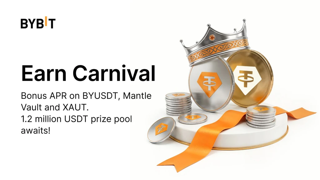 Bybit Expands Earn Carnival With Bonus APR and $1.2M USDT Prize Pool
