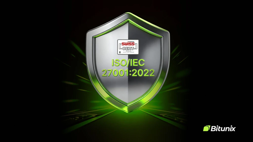 Bitunix Exchange Achieves ISO 27001:2022 Certification for Enhanced User Data Protection