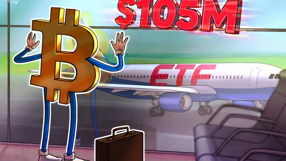 Bitcoin ETFs See $105M Outflow; Mystery Buyer Emerges