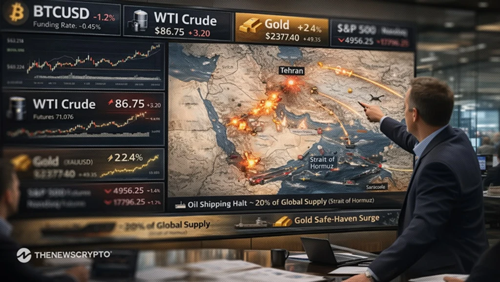 Bitcoin Stabilizes Amidst Geopolitical Turmoil; Oil and Gold Surge