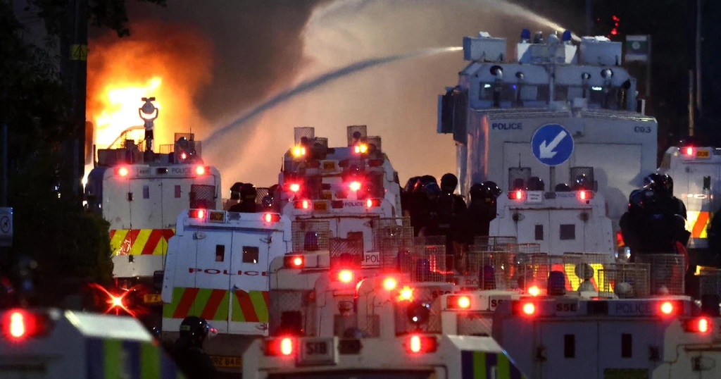 Belfast Unrest Intensifies as Police Deploy Water Cannons Following Stabbing