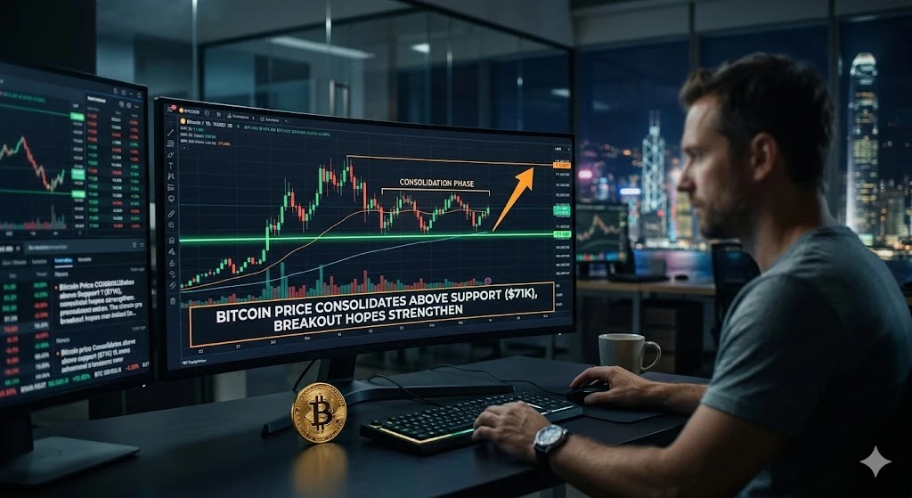 Bitcoin Consolidates Above Key Support, Eyes Potential Breakout