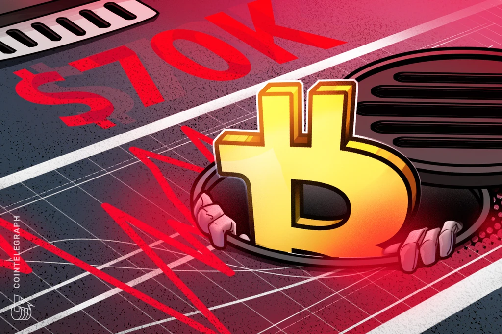 Bitcoin Drops Below $70K as Crypto Liquidations Hit $800M