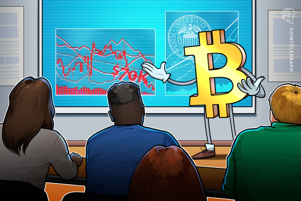 Bitcoin Faces CPI Risk as Fed Projects Hotter Inflation, Wedge Eyes $70K