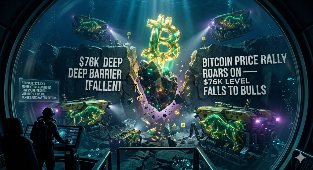 Bitcoin Breaks $76,000 Amid Bullish Momentum and Technical Strength