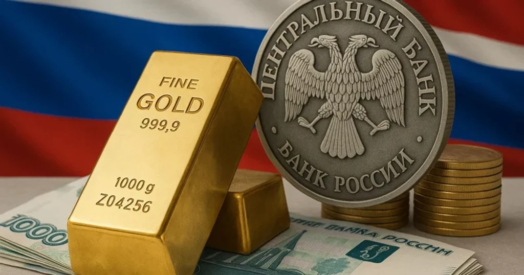 Russia Sells 900,000 Ounces of Gold, Raising $4.3 Billion