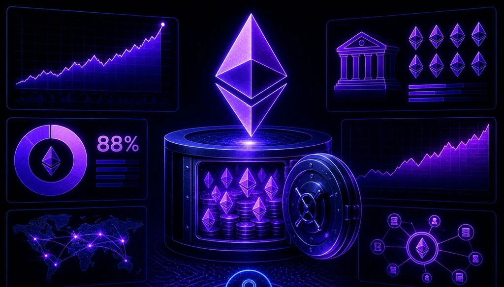 Bitmine Locks $451M in Ethereum, Now 88% of Holdings Are Staked