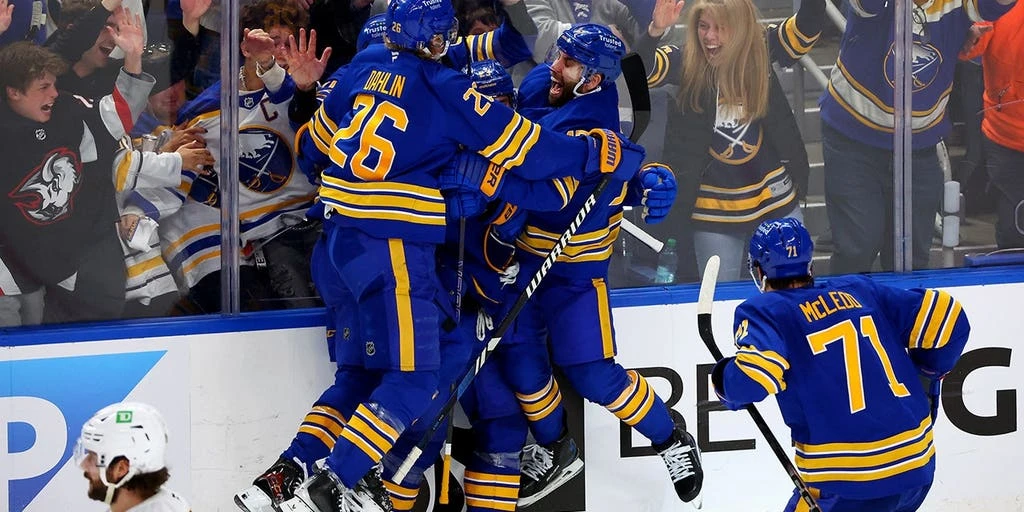 Sabres Stage Epic Third-Period Comeback, Stun Bruins in First Playoff Win in 15 Years