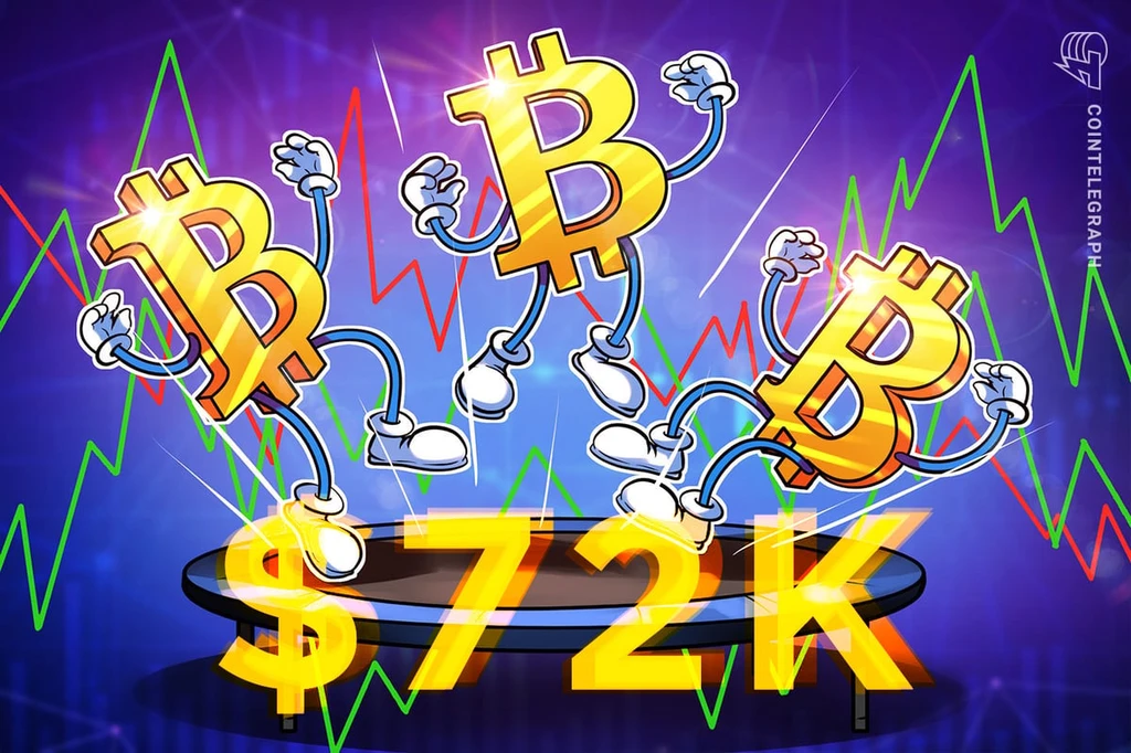 Bitcoin Rebounds to $72K, Key Resistance Level in Focus