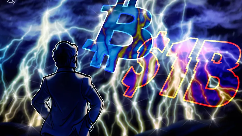 Bitcoin Lightning Network Surges Past $1 Billion Monthly Volume