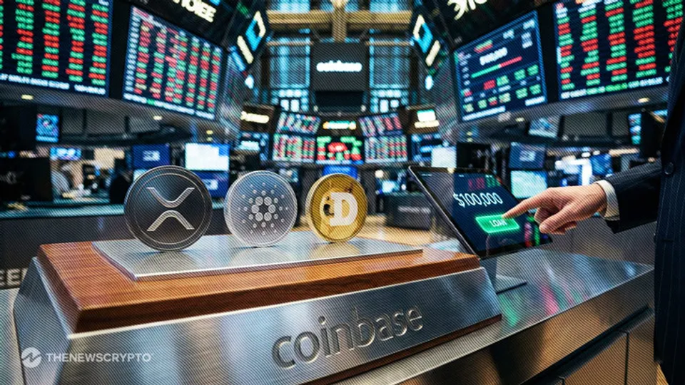 Coinbase Unlocks Crypto-Backed Loans for XRP, ADA, Dogecoin, Litecoin Holders