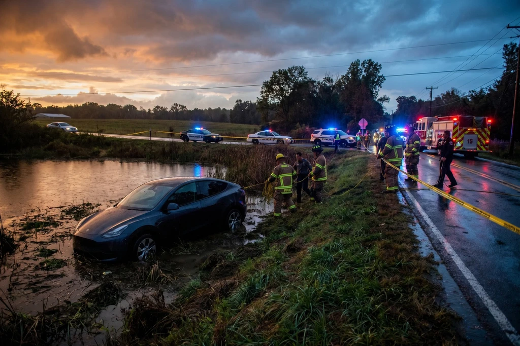 Tesla Autopilot Crash Kills 87-Year-Old Driver in Florida Pond