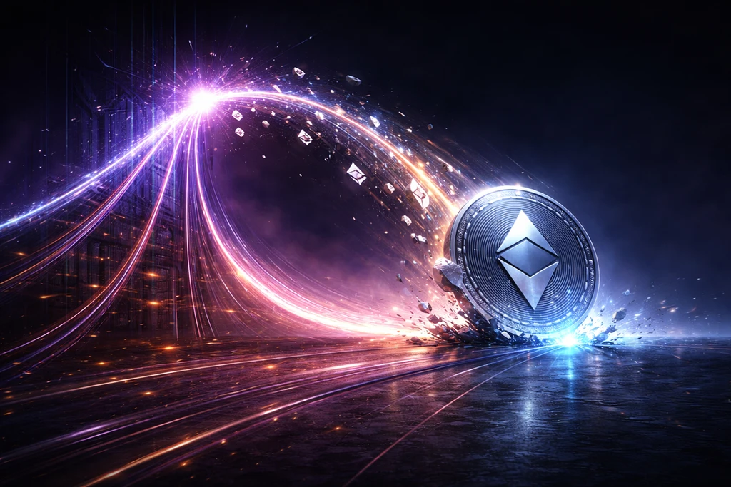Ethereum Drops 5% Amid Leverage Surge and Market Volatility