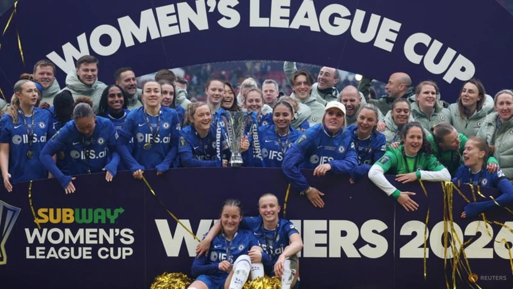 Chelsea Wins Women's League Cup With 2-0 Victory Over Manchester United