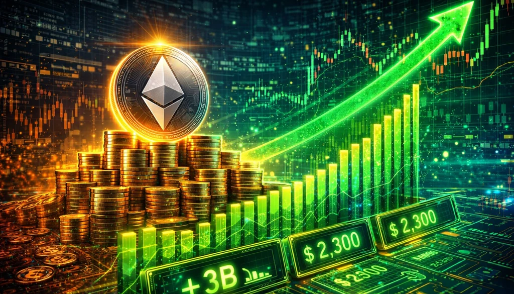 Ethereum Holds Above $2,300 as Derivatives Data Signals Market Repositioning