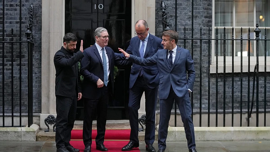 European Leaders Meet Zelenskyy at Downing Street to Up Pressure on Russia