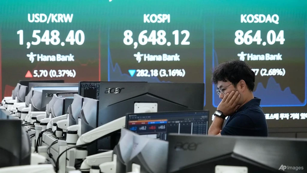 South Korea's KOSPI Plunges Over 8% in Global Tech Sell-Off