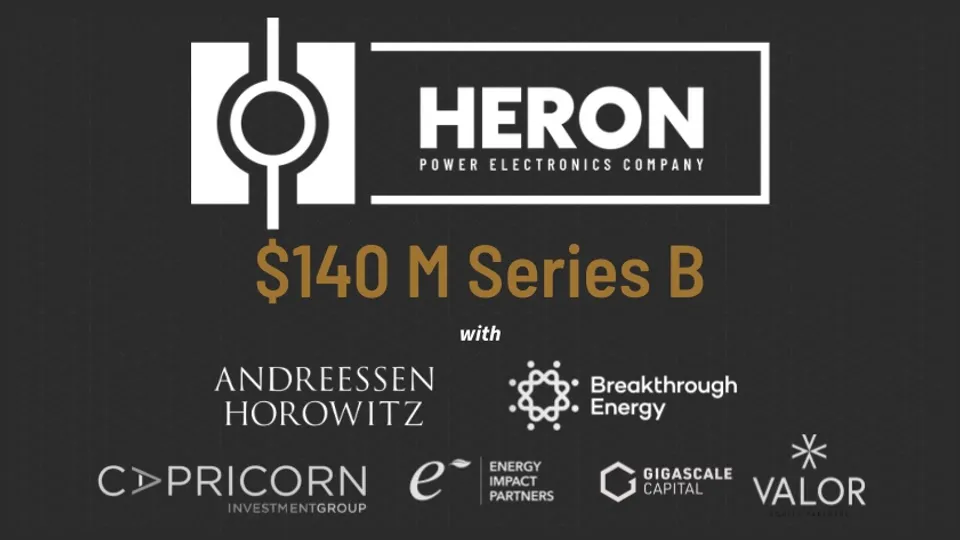 Heron Power Secures $140 Million for Advanced U.S. Solid-State Transformer Facility