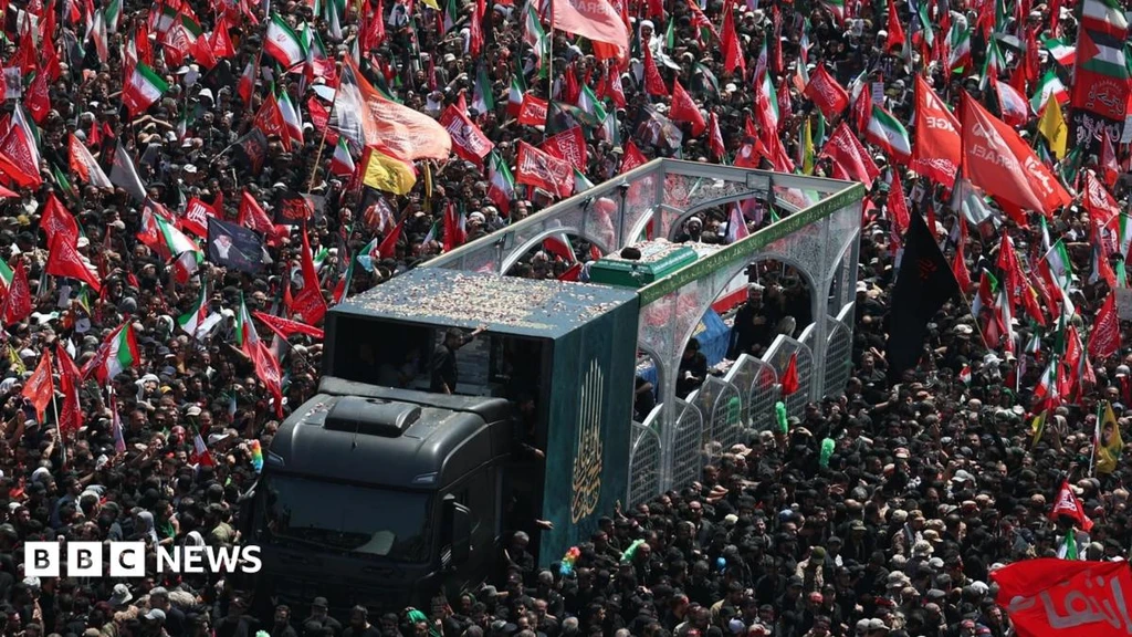 Massive Crowds Honor Khamenei in Tehran as Funeral Procession Begins