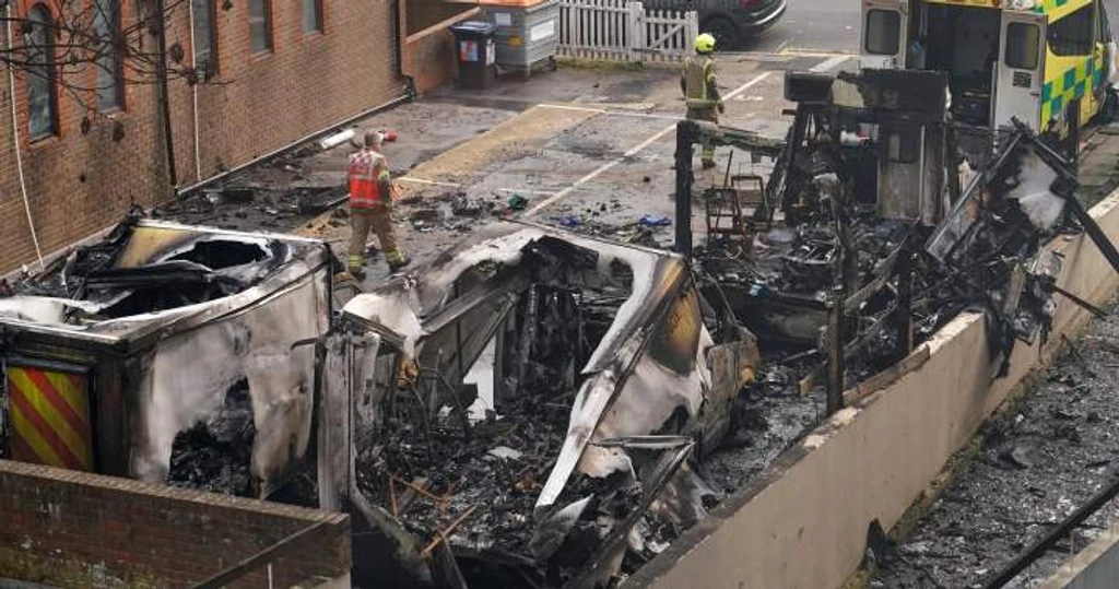 Arson Attack Targets Jewish Ambulances in London