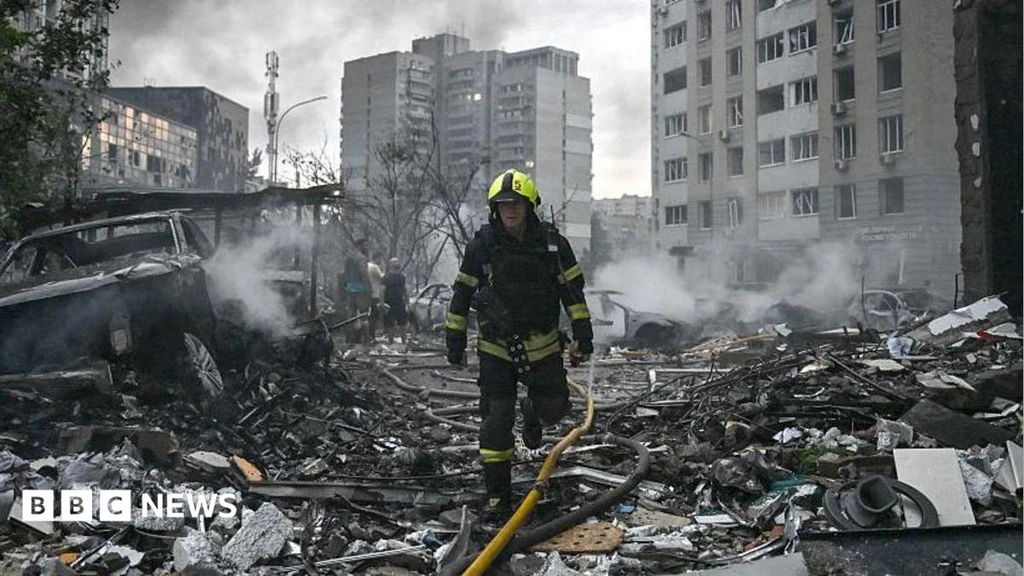 Russian Strikes Kill Nine in Kyiv Ahead of NATO Summit in Turkey