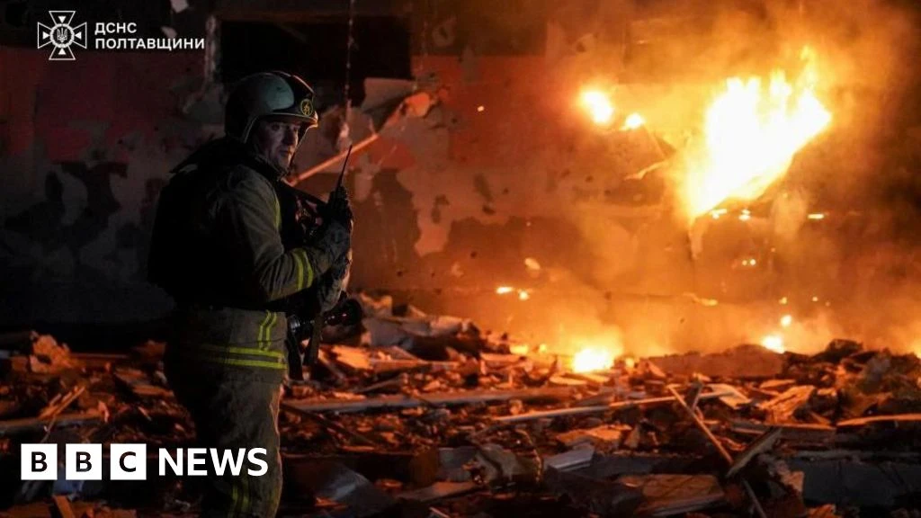 Five Killed in Massive Russian Aerial Assault Across Ukraine