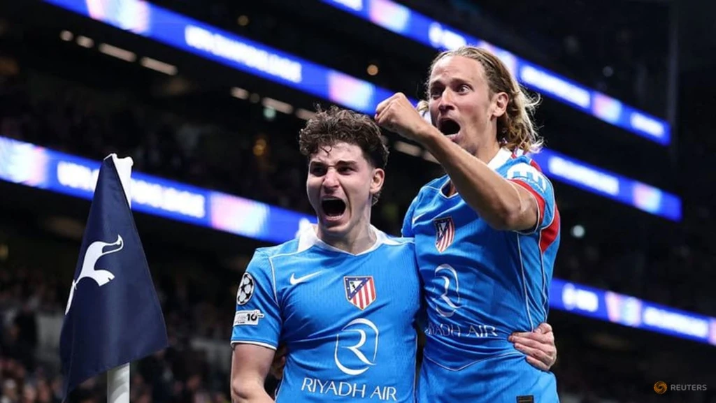 Atletico Madrid Edges Tottenham to Reach Champions League Quarters