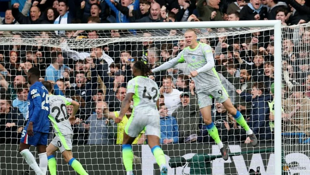 Manchester City Dominates Chelsea 3-0, Intensifies Title Race