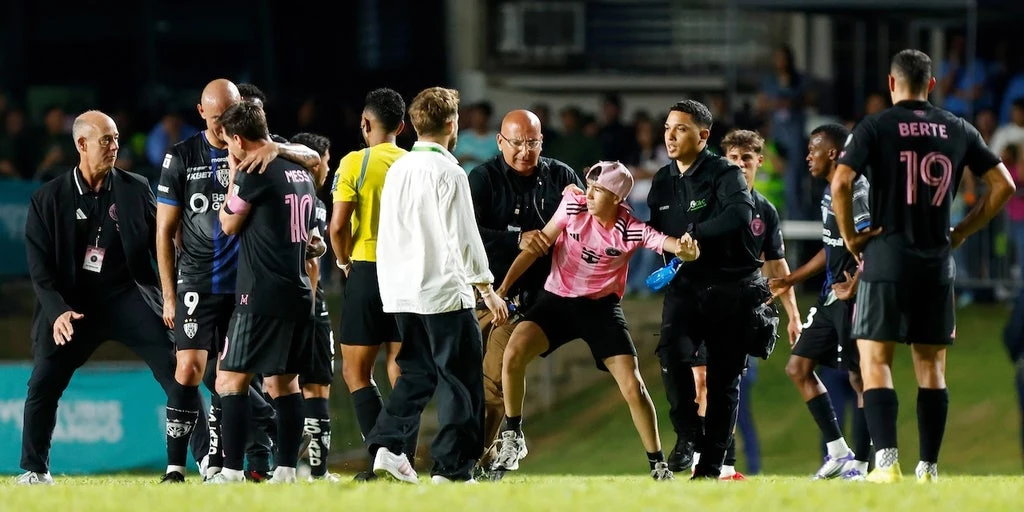 Messi Tackled After Bodyguard Ban Sparks Security Concerns