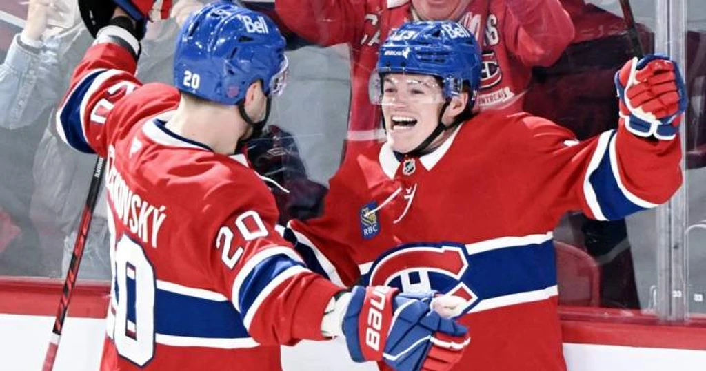 Caufield's Hat Trick Powers Canadiens Into Playoffs