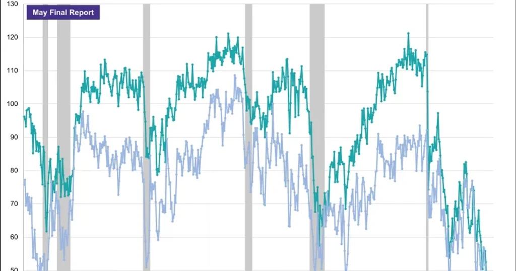 U.S. Consumer Sentiment Crashes to Historic Low of 44.8