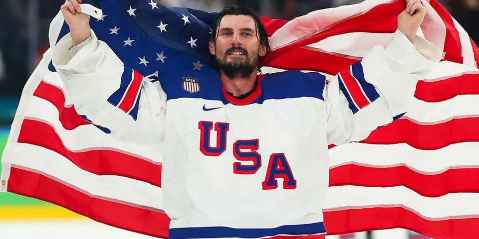 Hellebuyck's Stick Save Seals Olympic Gold for Team USA