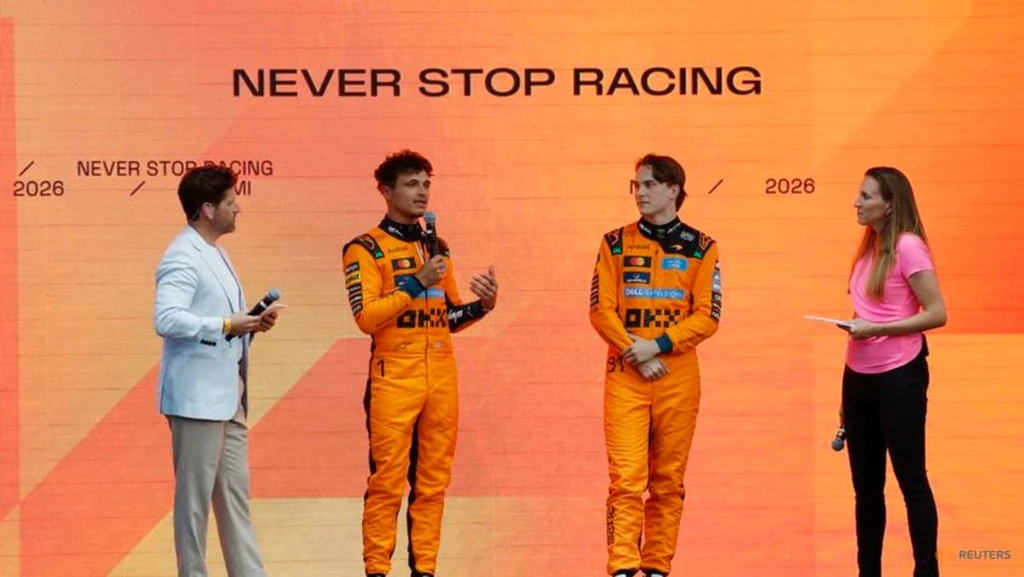 McLaren Celebrates 1,000th Grand Prix with Miami Street Show