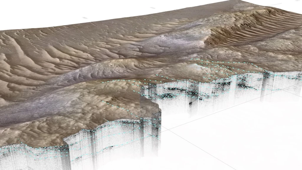 Ancient River System Discovered Beneath Mars