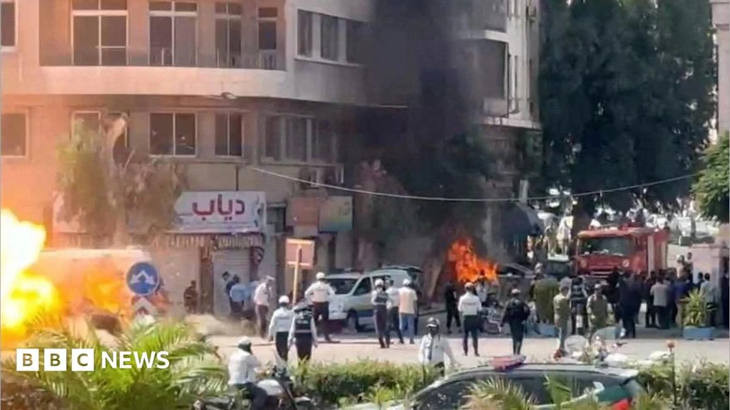 Macron Safe After Explosions Rock Damascus During Syria Visit