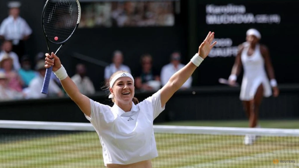 Muchova saves match point to defeat Gauff, reach first Wimbledon final