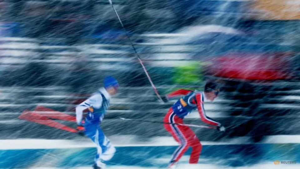 Norway Claims Chaotic Olympic Nordic Combined Gold Amidst Snow and Crashes