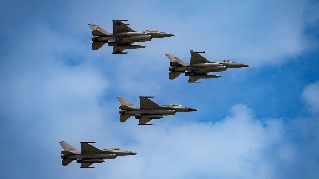NATO F-16 Shoots Down Stray Ukrainian Drone Over Estonia