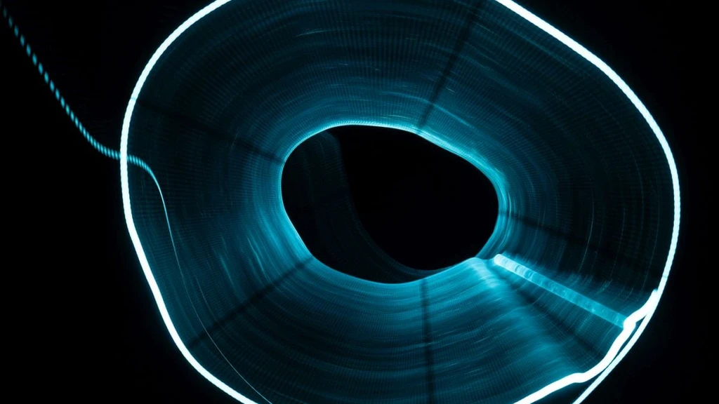 Dark Holes in Light Observed Moving Faster Than Speed of Light