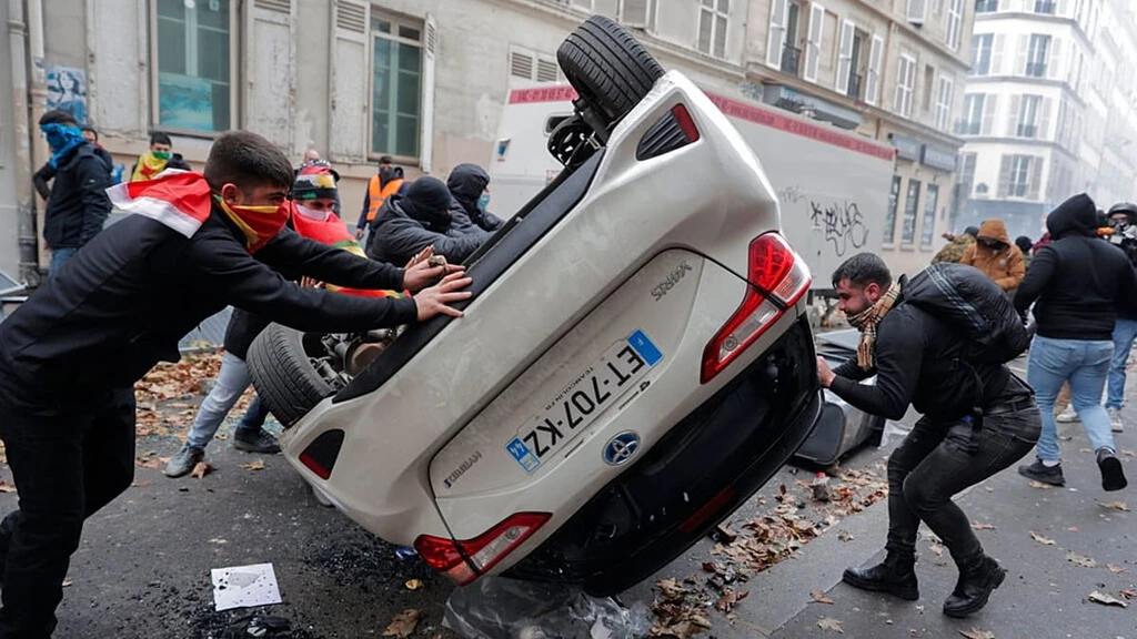Misinformation: Old Paris Riot Footage Used in Viral Deception