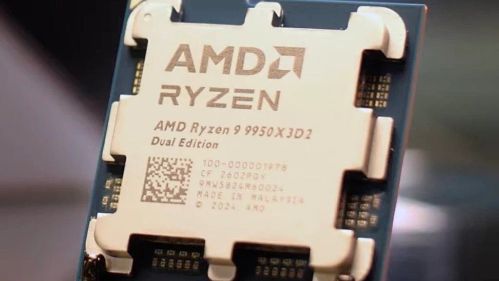 AMD Unveils Ryzen 9 9950X3D2: 208MB Cache Powerhouse