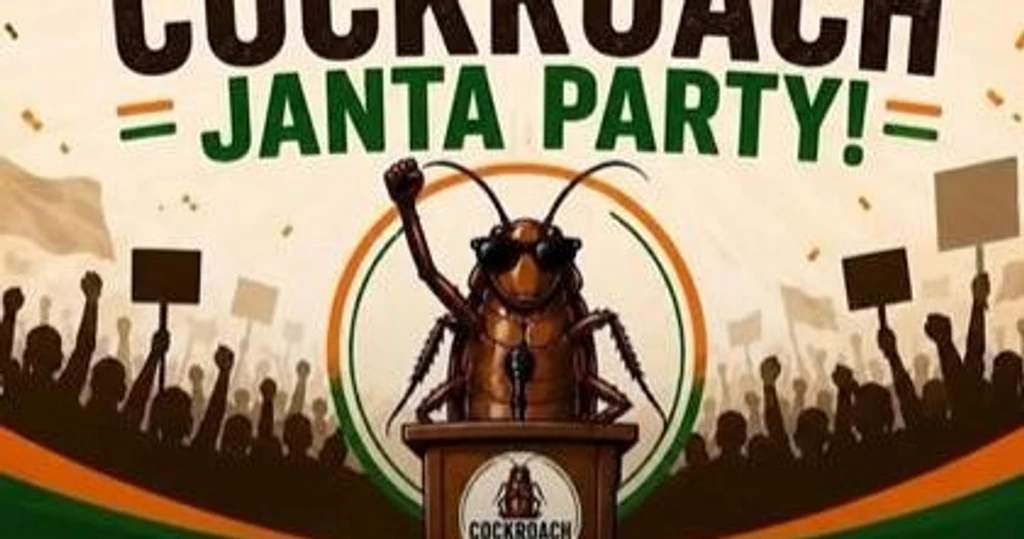 Fake Political Party Led by an AI Cockroach Overruns Indian Politics