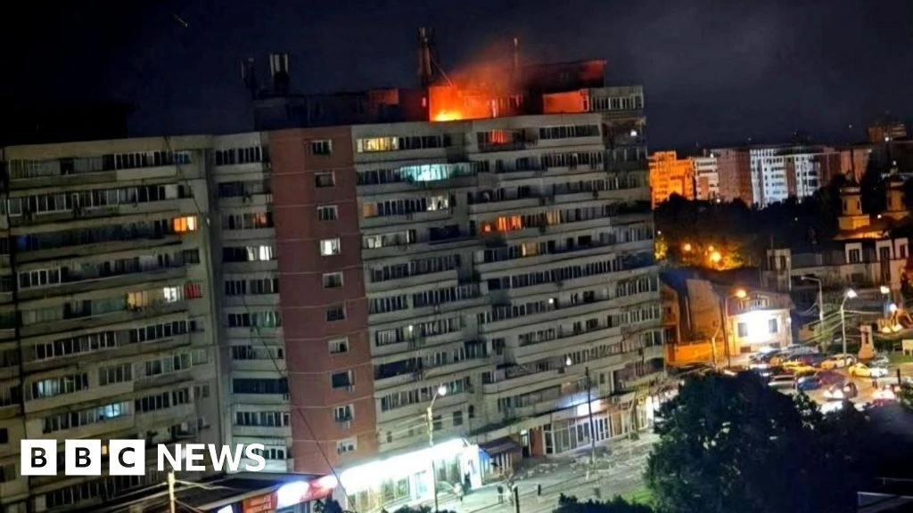 Russian Drone Hits Romanian Apartment Building in Escalation